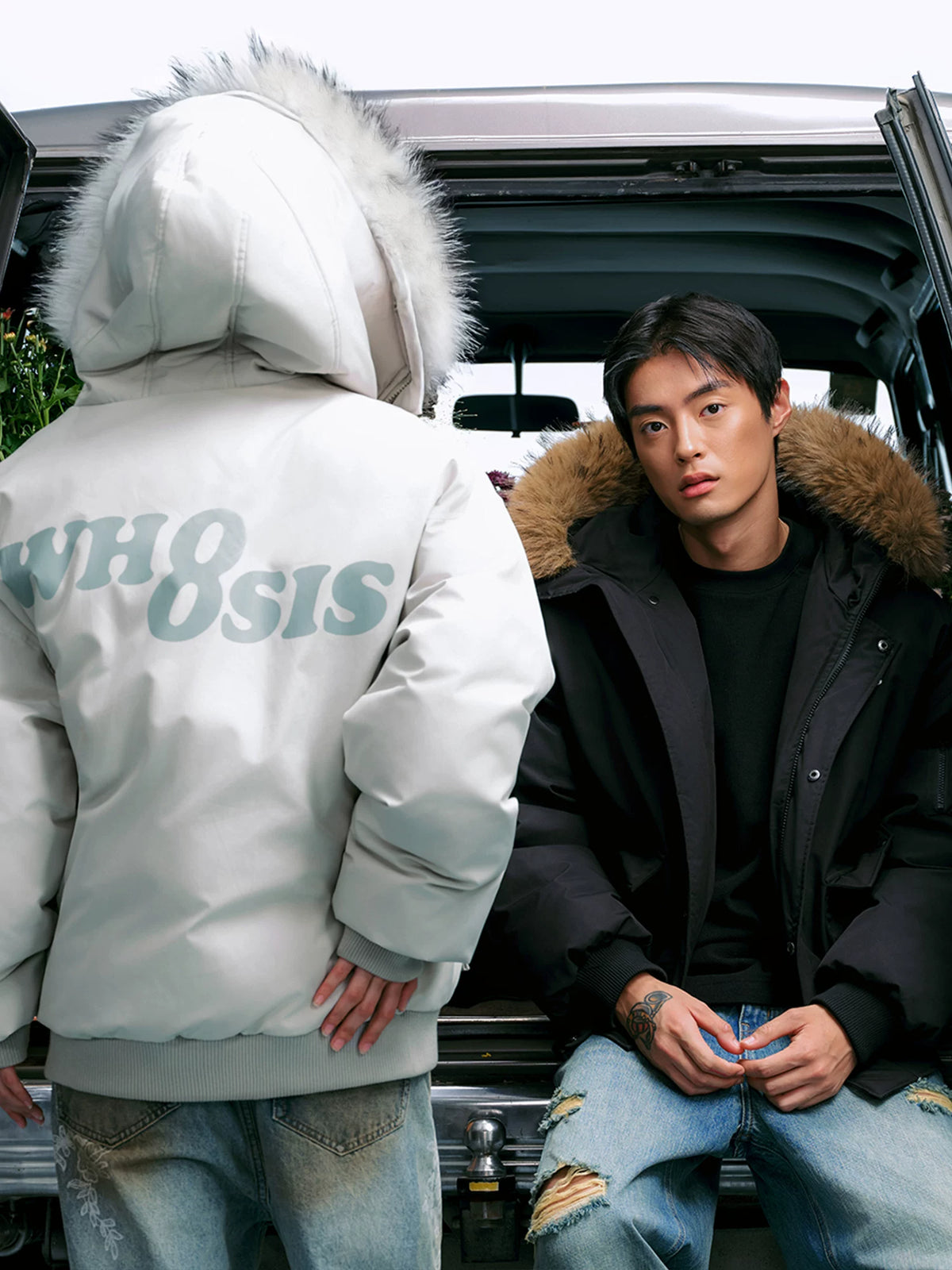 WHOOSIS Padded Hooded Parka