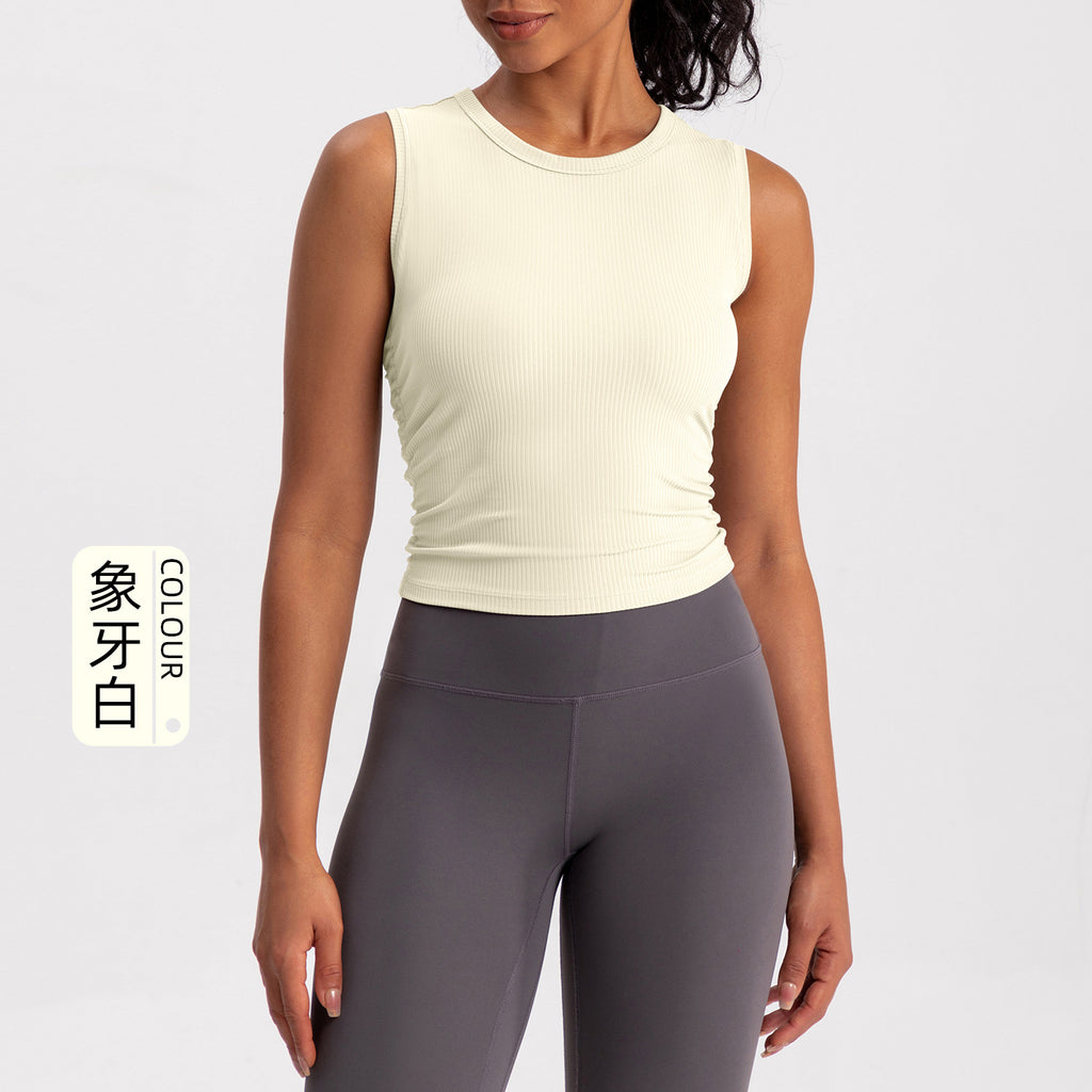 Athena Lulu Pleated Sports Naked Fitness Yoga Suit