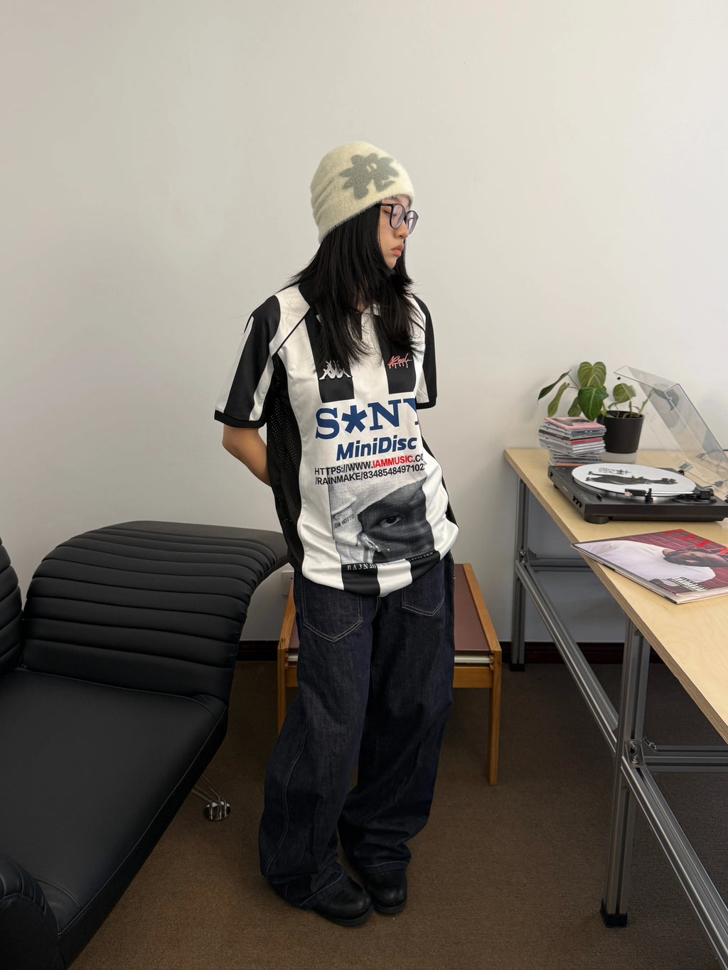 RAINMAKE CREW CARTI Player Remake 400g Oversized Jersey