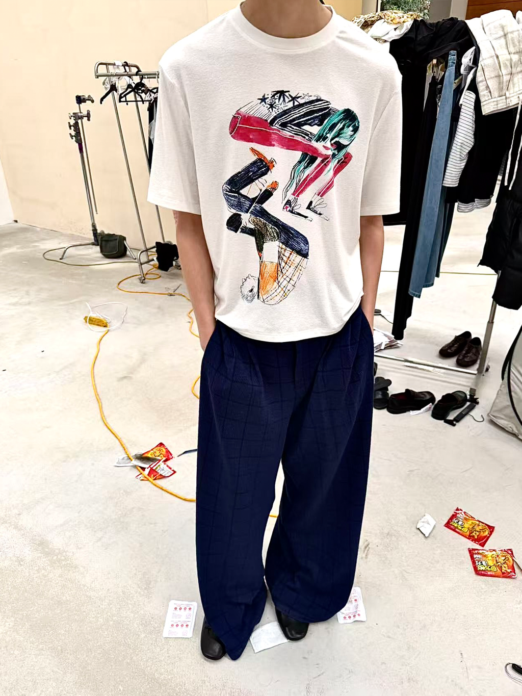 JCAESAR Comfortable Digital Direct Injection Casual Tee
