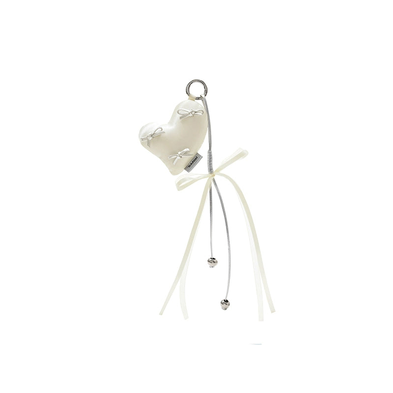 MUVA Crooked Ribbon Bow Bag Pendant