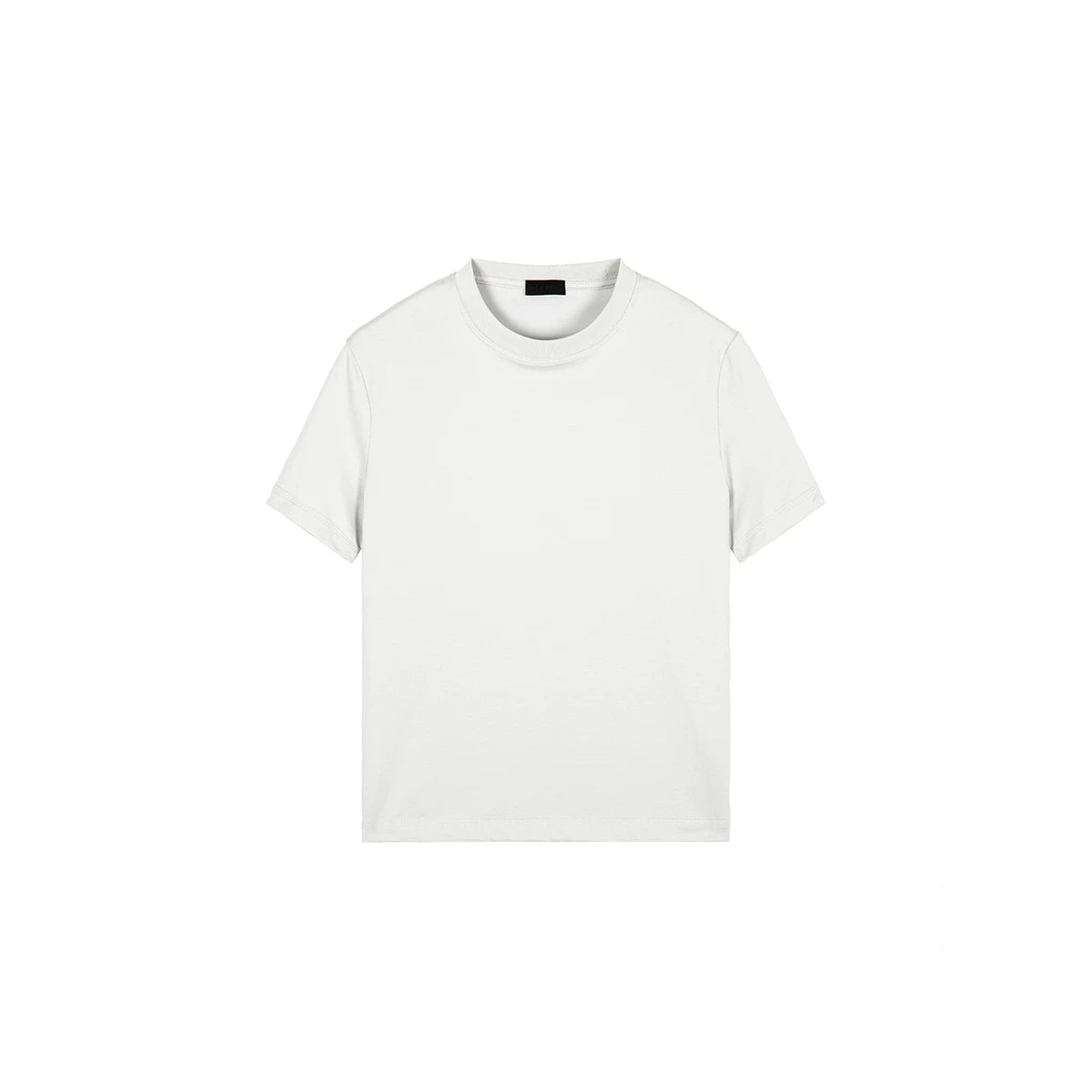 PLUS NO LOGO Retro Casual Simple Shoulder Tee