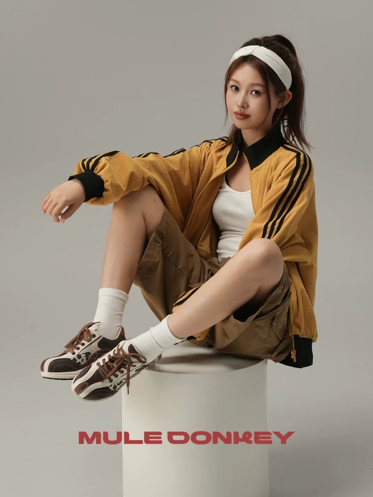 Donkey Contrasting Stitching Sneakers