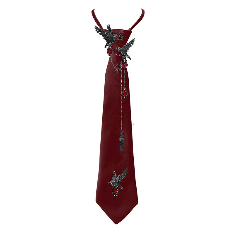 MASW Thorn Series Crow Slip-On Bow Tie