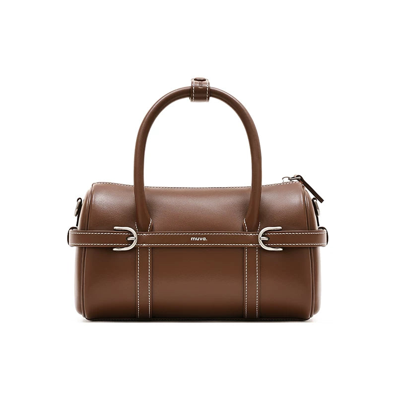 MUVA Leather Commuter Messenger Bag