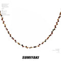 SUMIYAKI Rainbow Beaded Collarbone Necklace