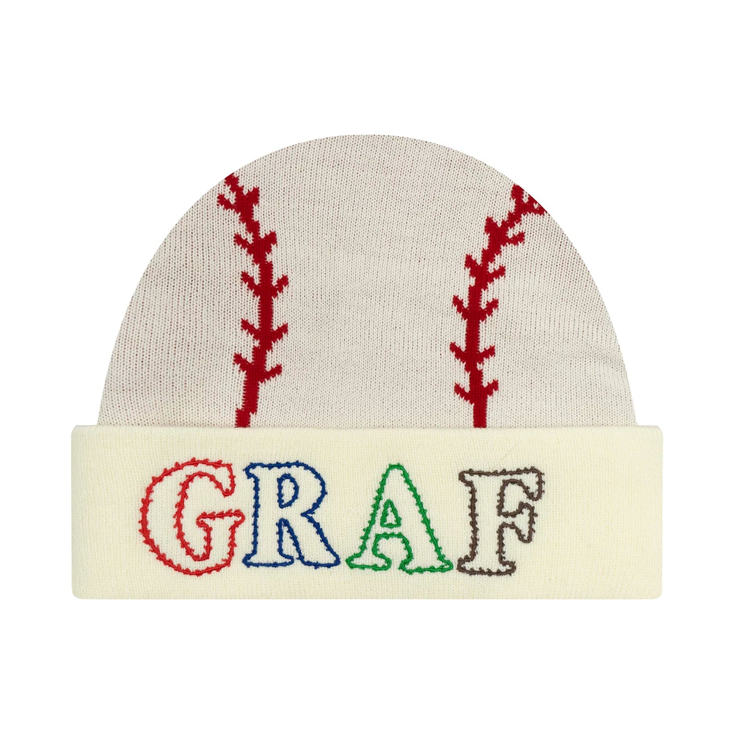 GRAF Red Stitch Beanie