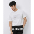 KARESINO White Embroidered Breathable Crew Neck Tee