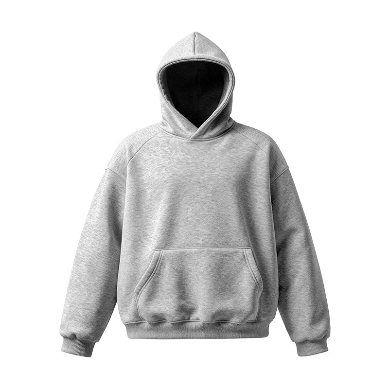 (Clearance) Inflation Fleece-Lined 325g Loose Hoodie