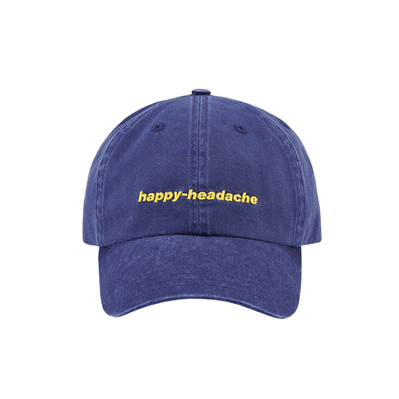 HEADACHE Washed Distressed Embroidered Baseball Cap