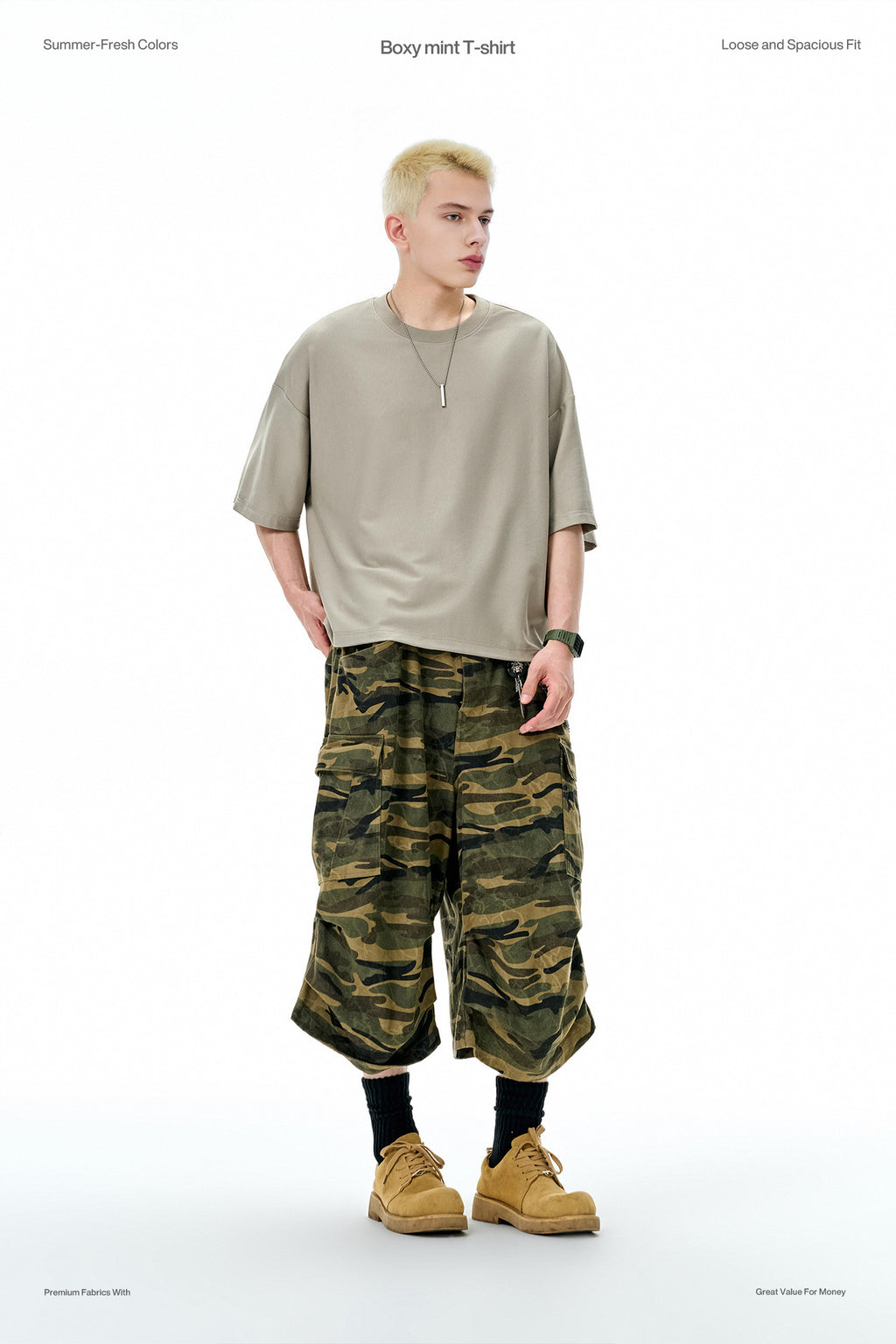 INF Boxy Mint Tee
