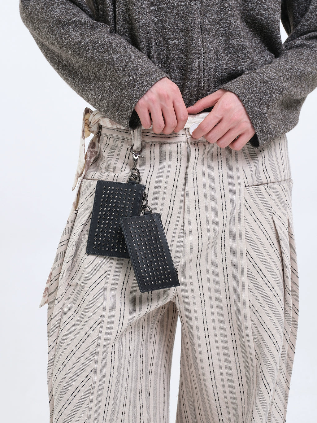 TZ Killer First Layer Cowhide Waist Chain Key Bag
