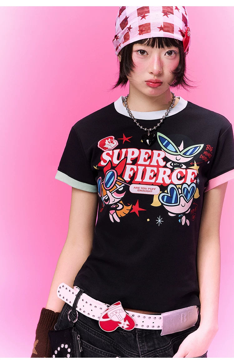 BJHG [Flying Girl Police Joint Name] Front Shoulder Short Sleeve