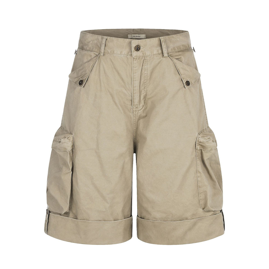 11KN American Retro Straight-Leg Cargo Shorts