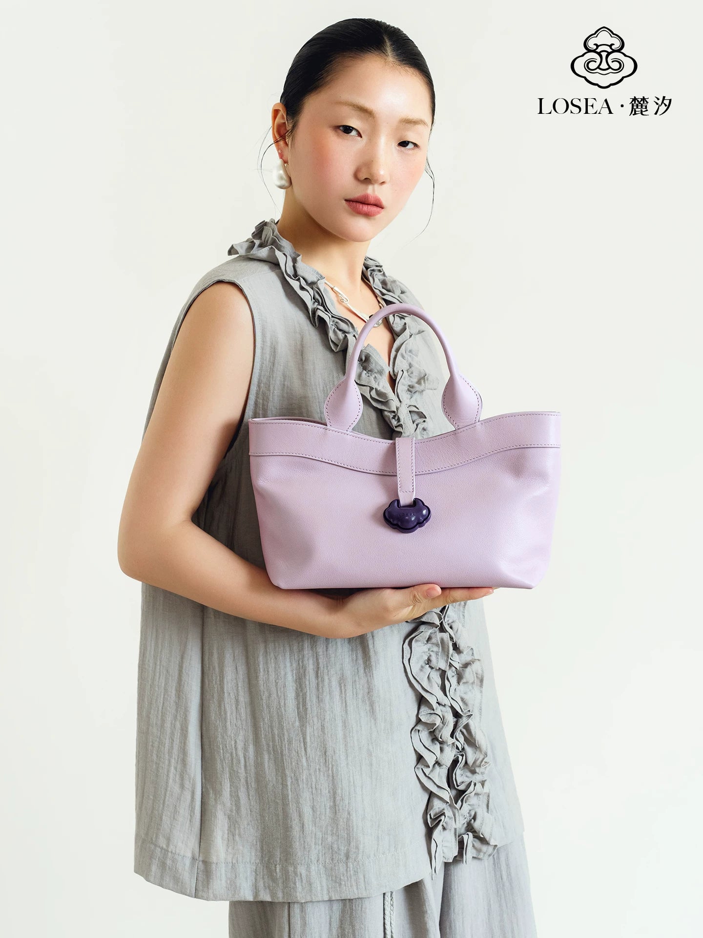 LOSEA Leather Tote Bag - Top-Layer Cowhide