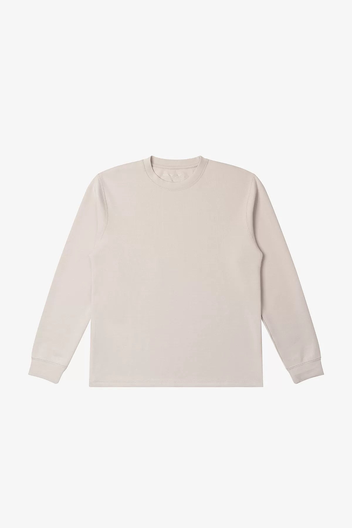 NO LOGO 330g Breathable Loose-Fit Long-Sleeve Tee