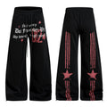 NUndeFineD Totem Print Loose Casual Sweatpants