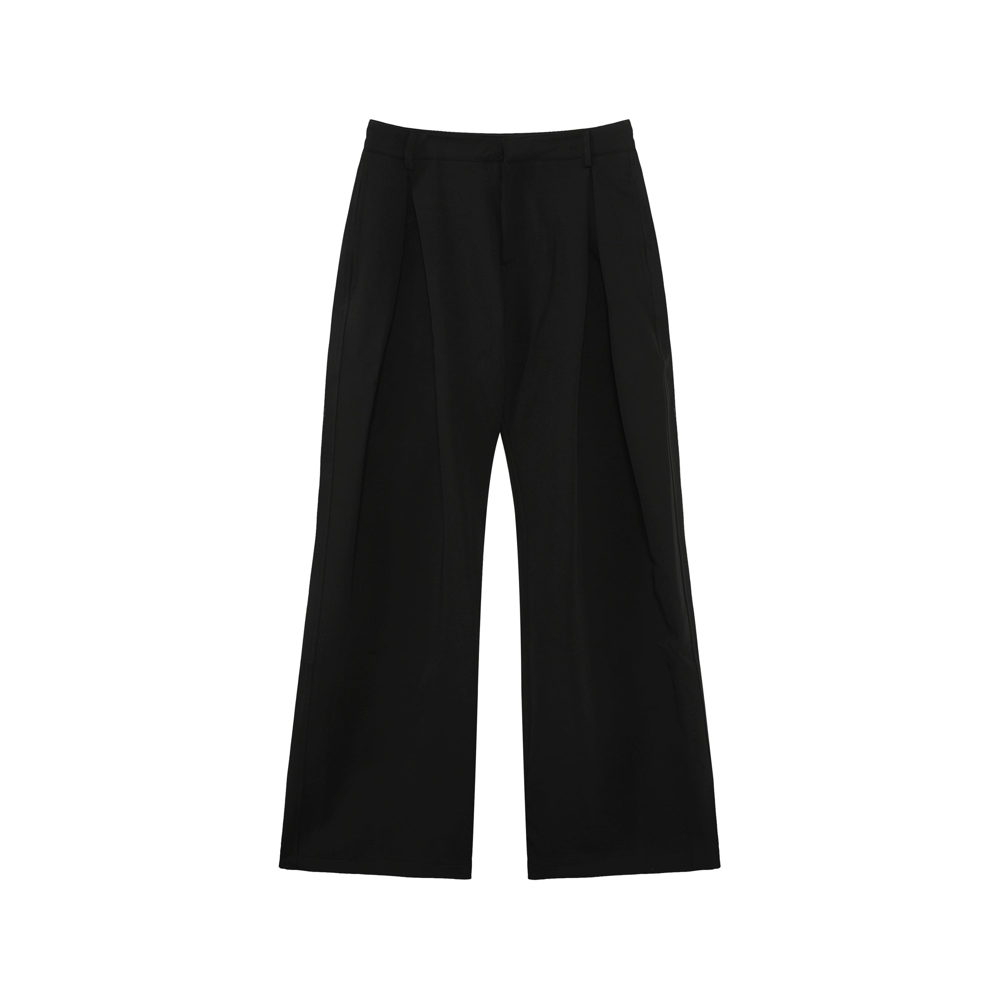 TURNTIDE Three-dimensional A-shaped Double-pleated Scimitar Trousers