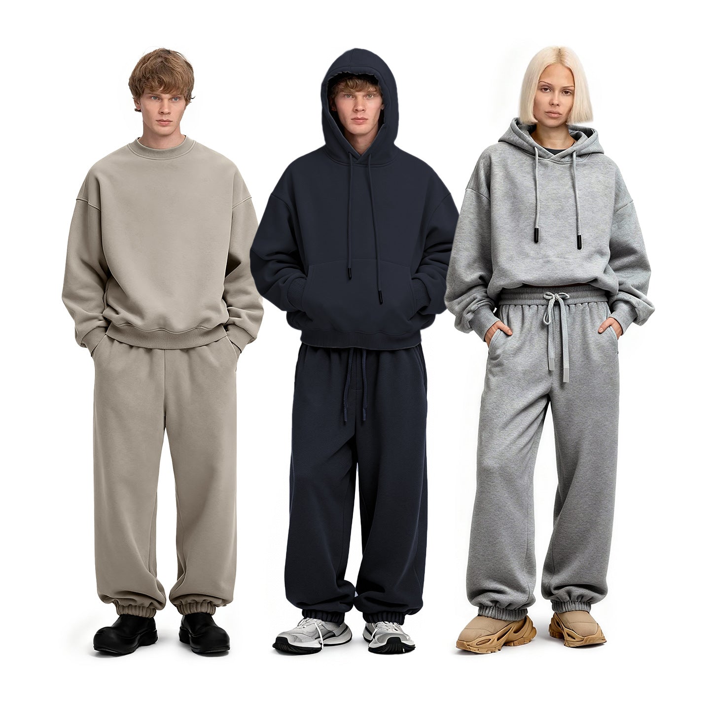 Inflation Threaded Waist Crossknit Sweatpants