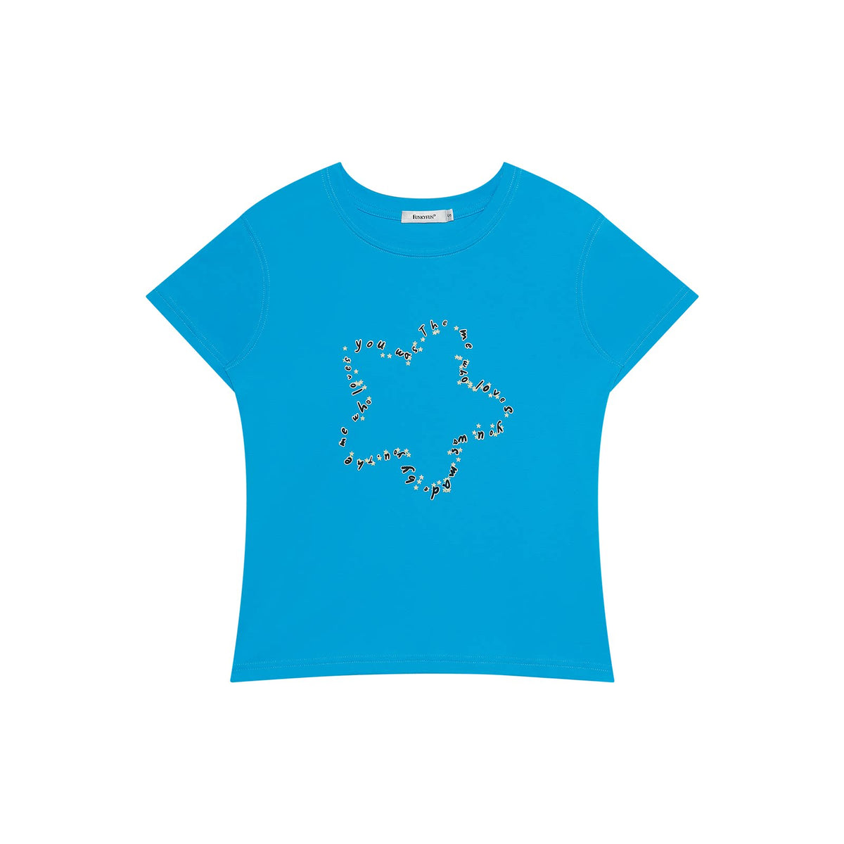 FUNKYFUN Silver Star Boxy Tee