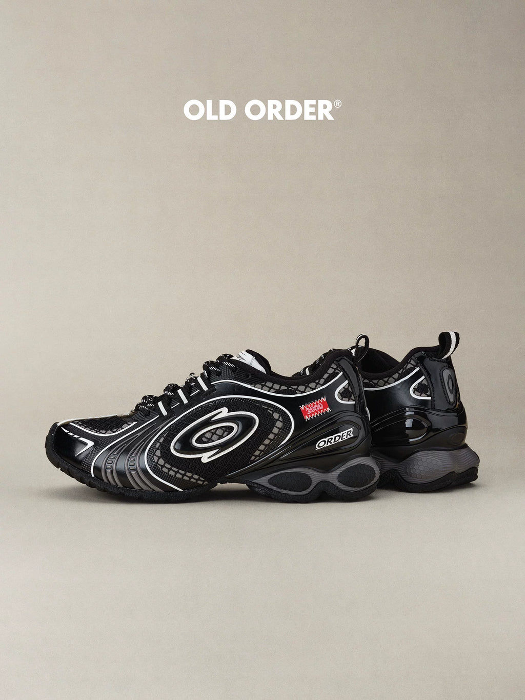 OLD ORDER Leather Chunky Lace-Up Dad Sneaker