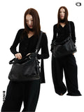 BINGBONG Pleated Commuter Shoulder Bag