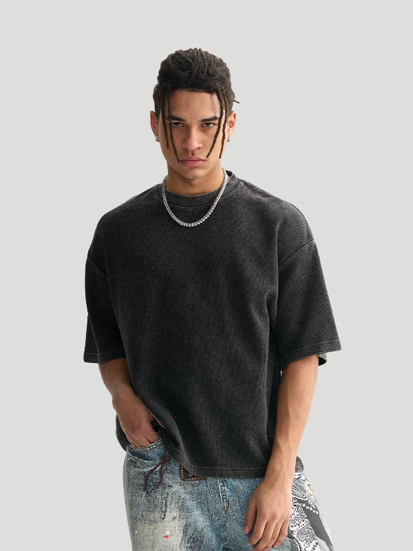 FIVE MEN Waffle Weave 280g Relaxed Tee