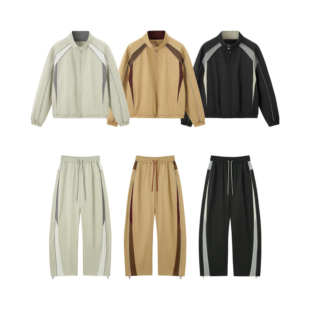 Inflation Retro Casual Sports Suit