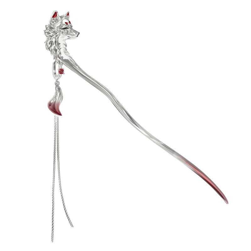 MASW Fox Hairpin Sweet Edgy Vintage Hair Stick