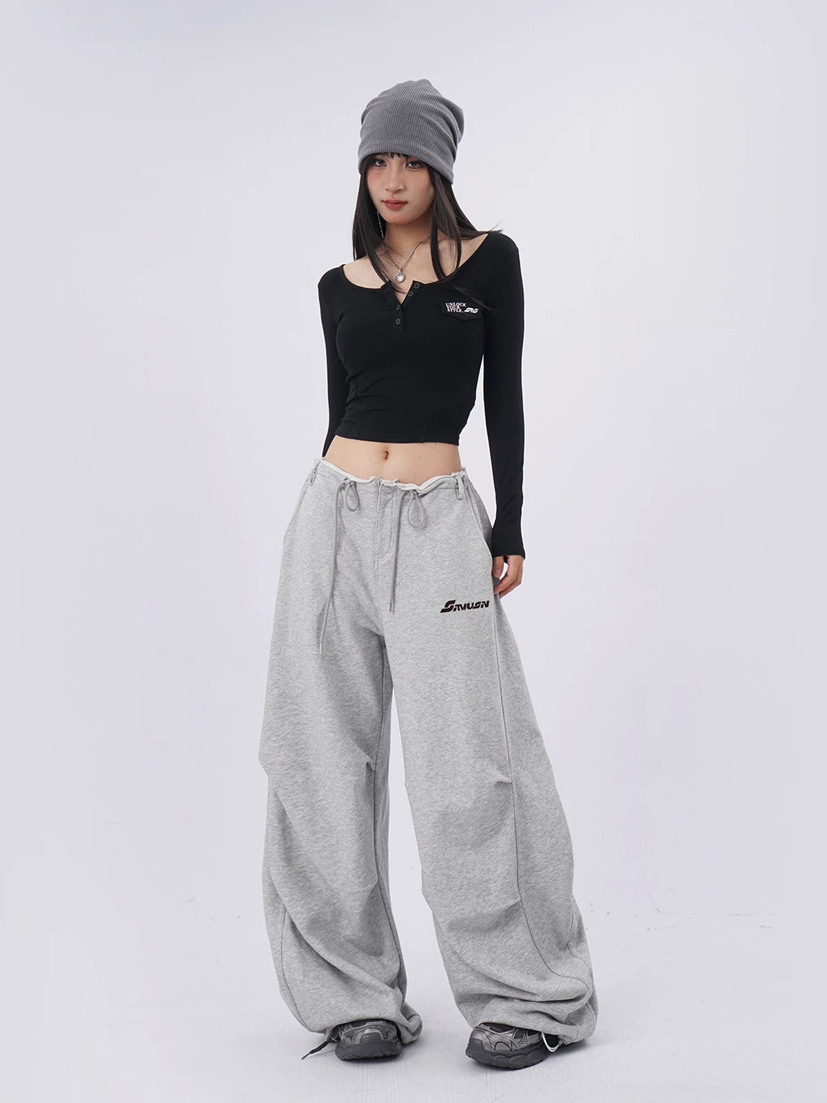 SAMUSAN Slim and Thin Versatile Short Long Sleeves
