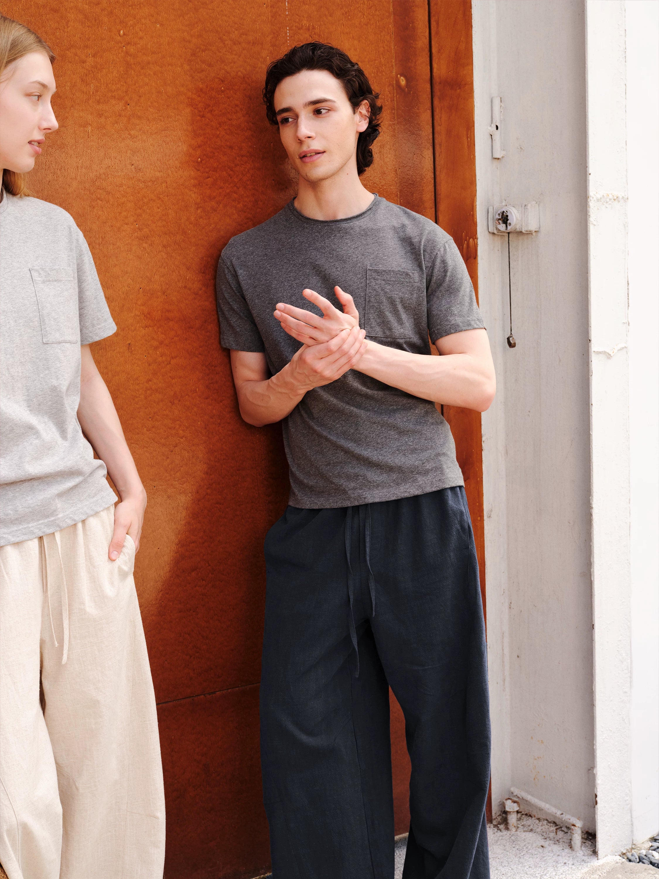 VLABMADE Linen-Blend 170g Breathable Relaxed Tee