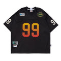 Battles Vintage Stitching Embroidery Print Tee