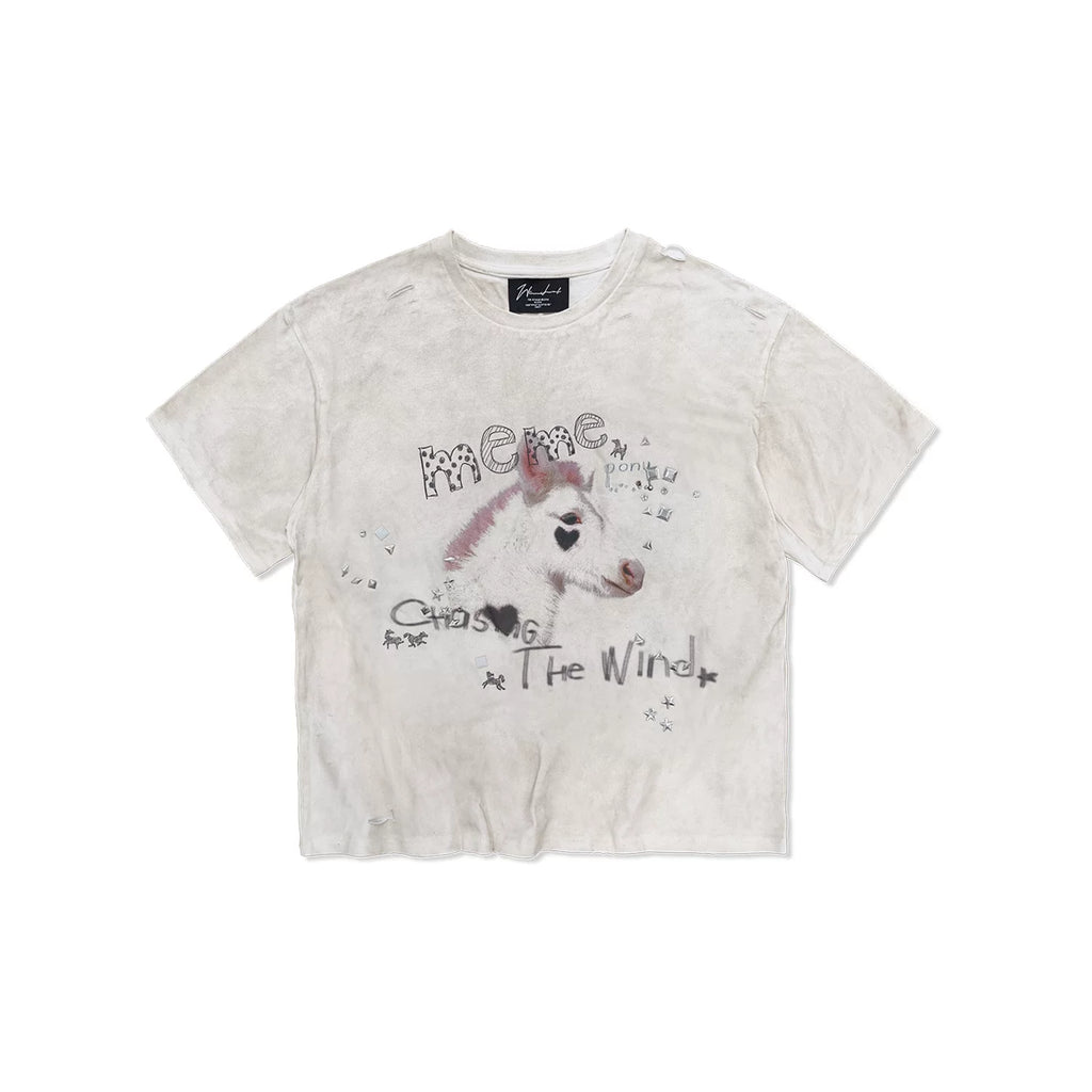 WANNA LAB Heart Little Pony 260g Breathable Tee