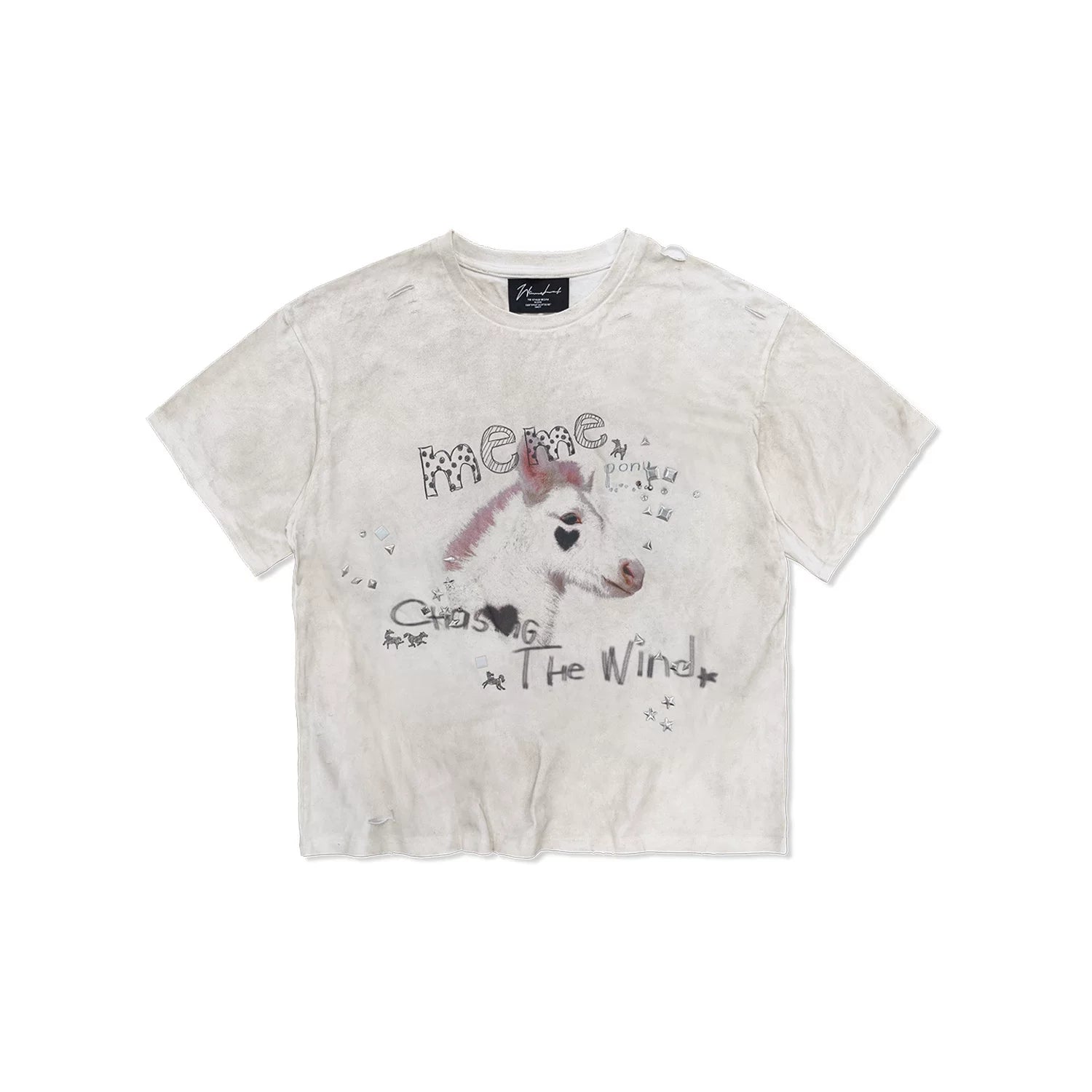 WANNA LAB Heart Little Pony 260g Breathable Tee