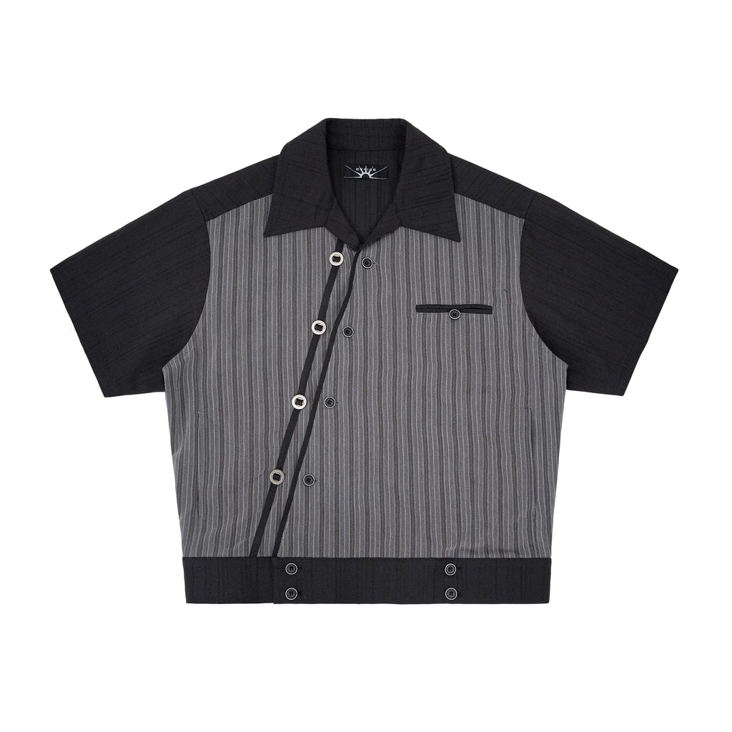 Esaias Mineral Vein 300g Wrinkle-Resistant Relaxed Shirt