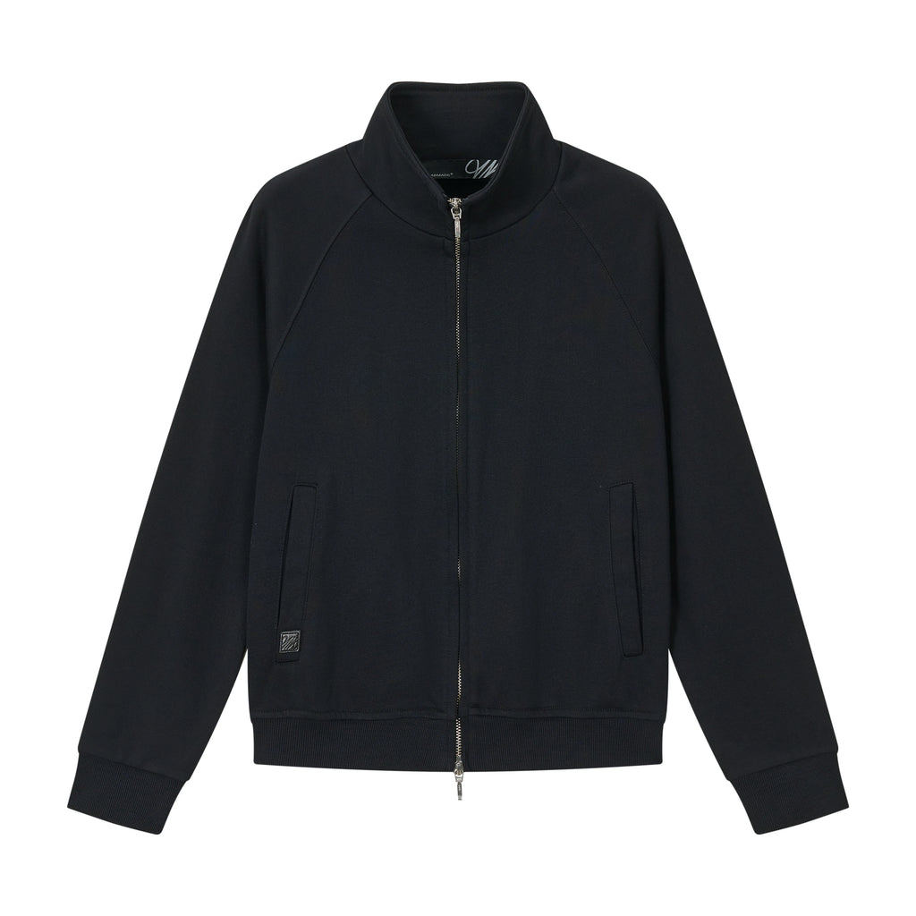 VLABMADE Slim Fit Wrinkle-Resistant Zip-Up Sweatshirt
