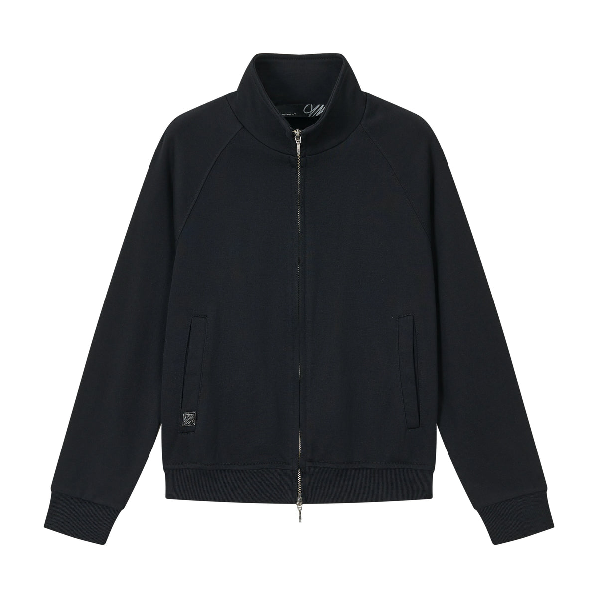 VLABMADE Slim Fit Wrinkle-Resistant Zip-Up Sweatshirt