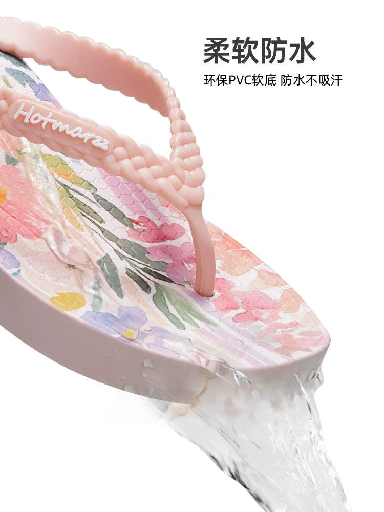 HOTMARZZ PVC Thick-Soled Flip-Flop Sandal