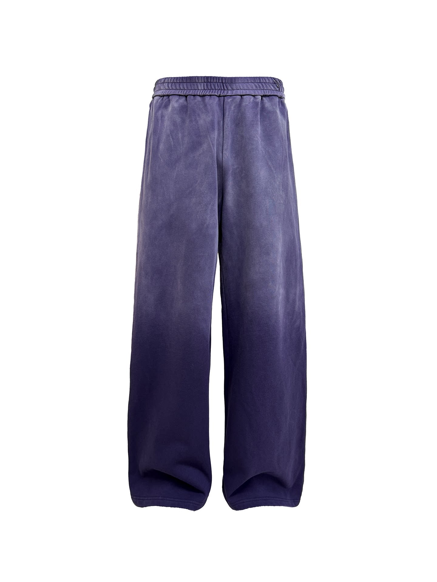 JCAESAR Washed Straight-Leg Relaxed Terry Cotton Pants