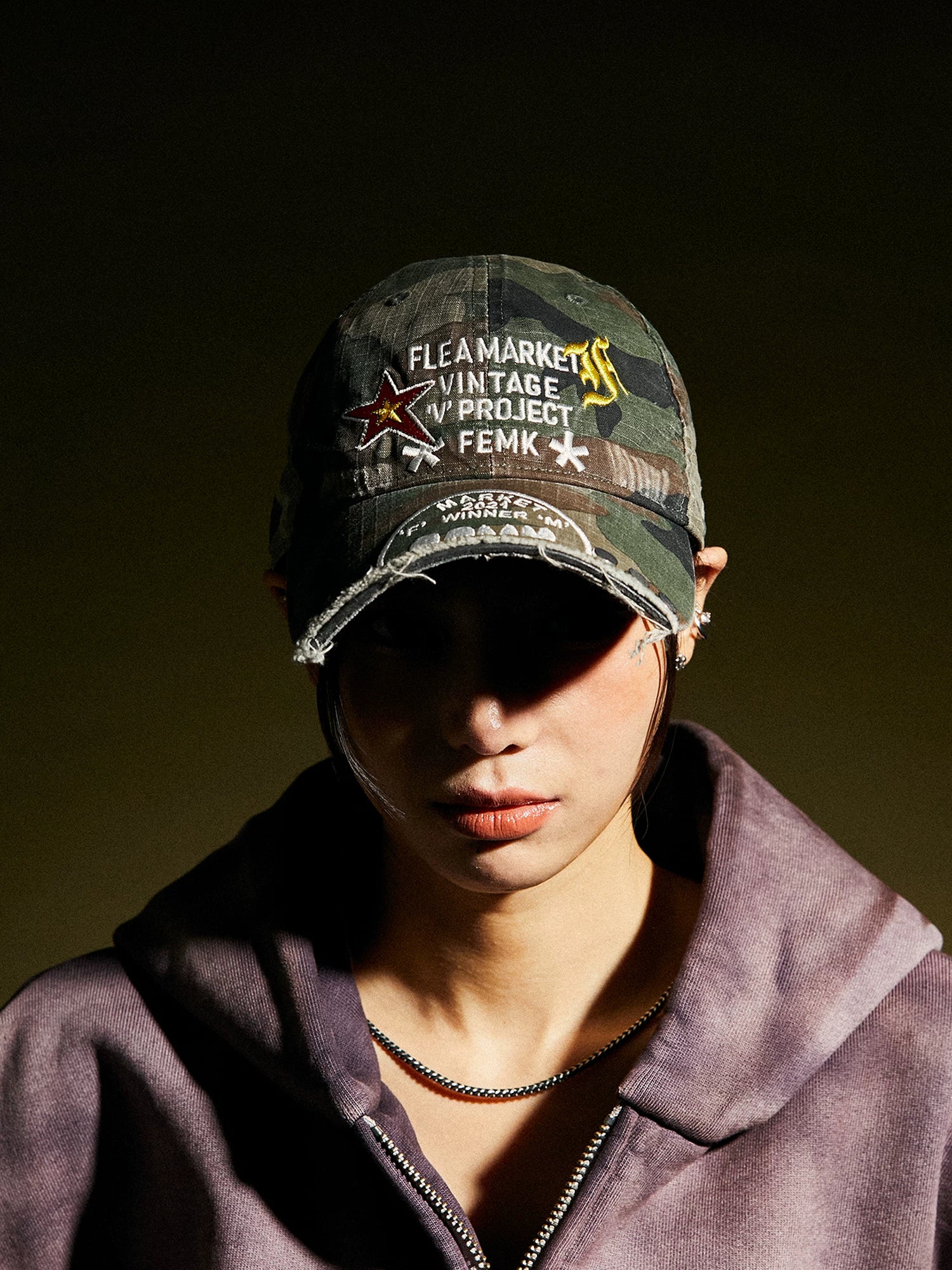 Fleamarket Rivet Old Burr Versatile Baseball Cap