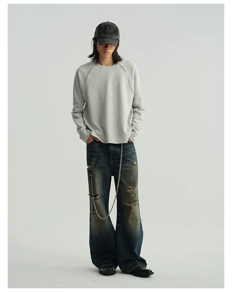JCAESAR Casual Versatile Shoulder Sweater