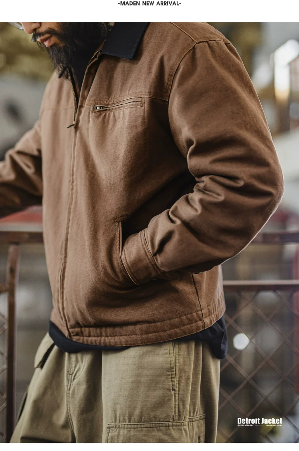 Madden Vintage Detroit Cotton Hunting Jacket