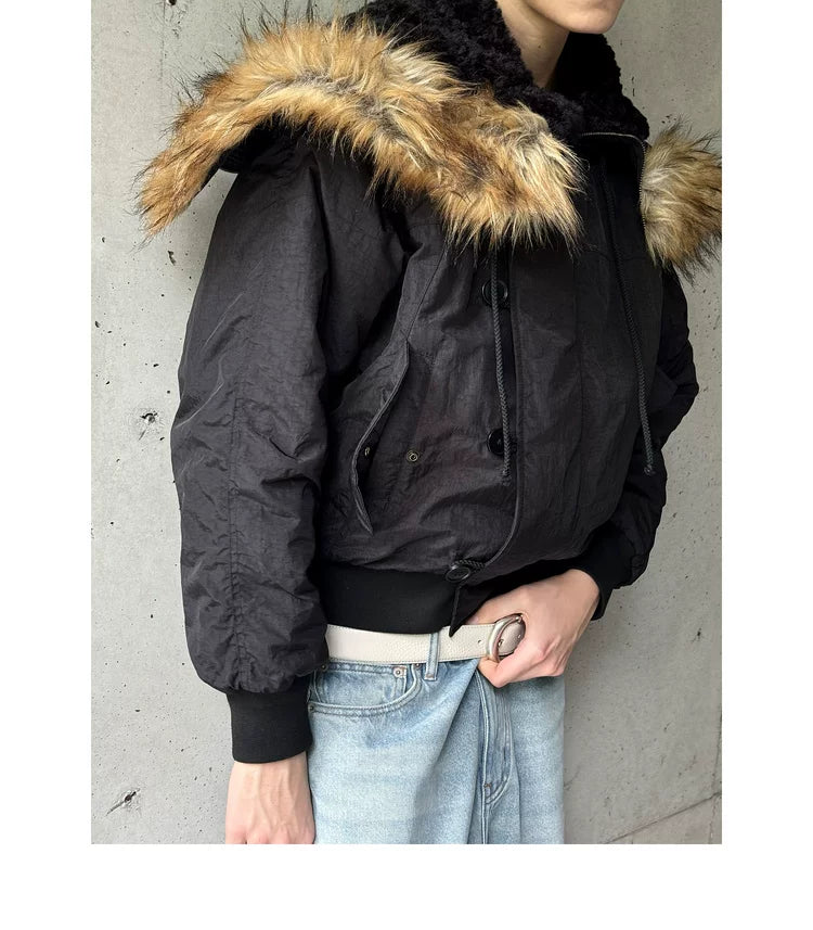 NONRADICAL (NR) Vintage Parker Hooded (Three Wearing Forms) Padded Jacket Jacket Men