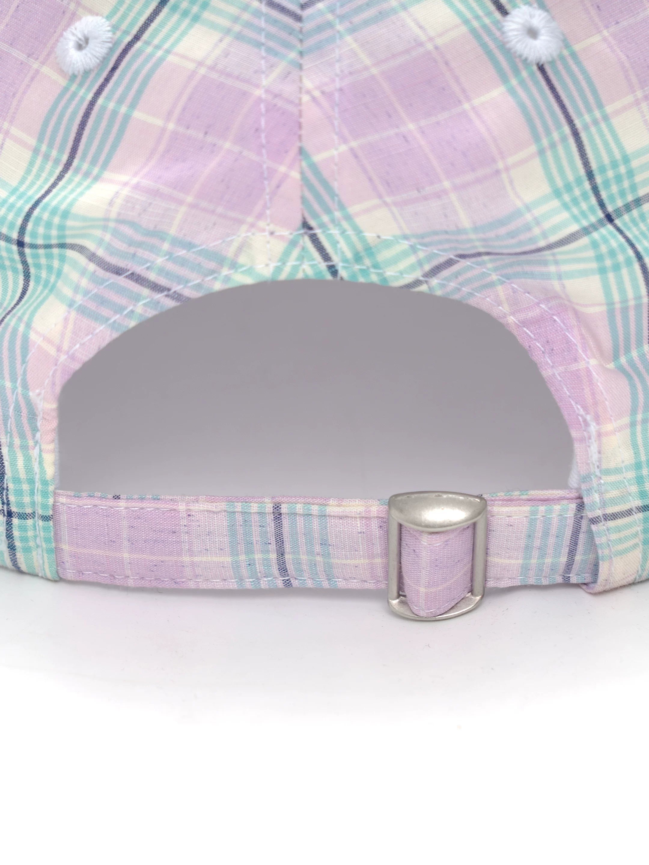 BENT IDEA Romantic Plaid Baseball Cap