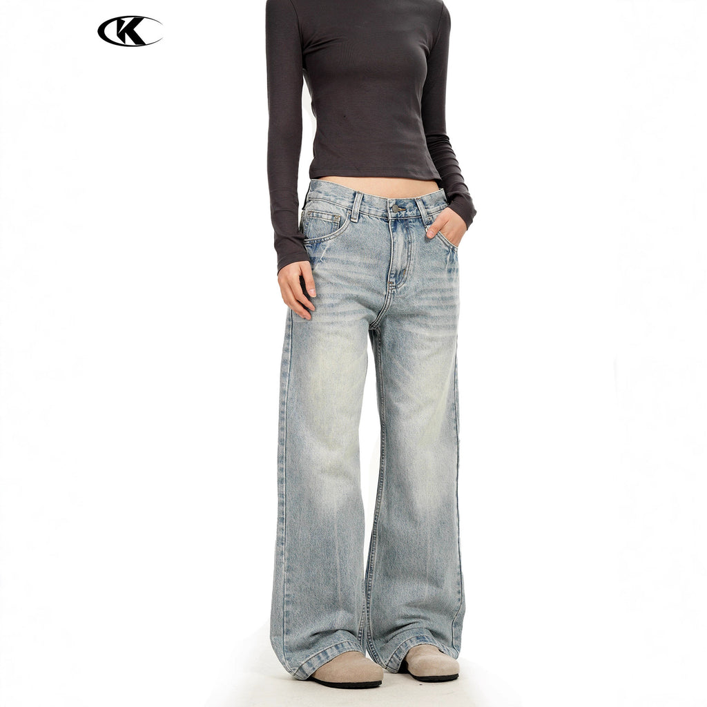 11KN 11 oz American Washed Straight Leg Jeans