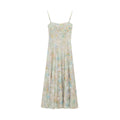 Wildberry Floral Suspender Waist Thin Holiday Dress