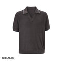 SEE ALSO Soft Waxy Lapel Short-sleeved Knitted Sweater