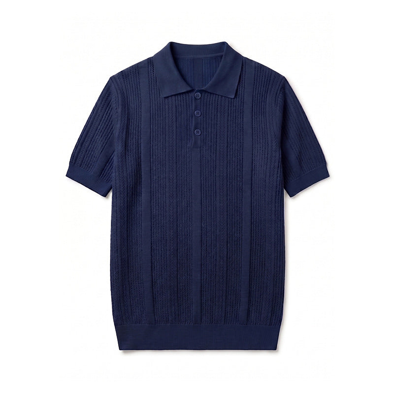 Inflation Knit Polo Shirt