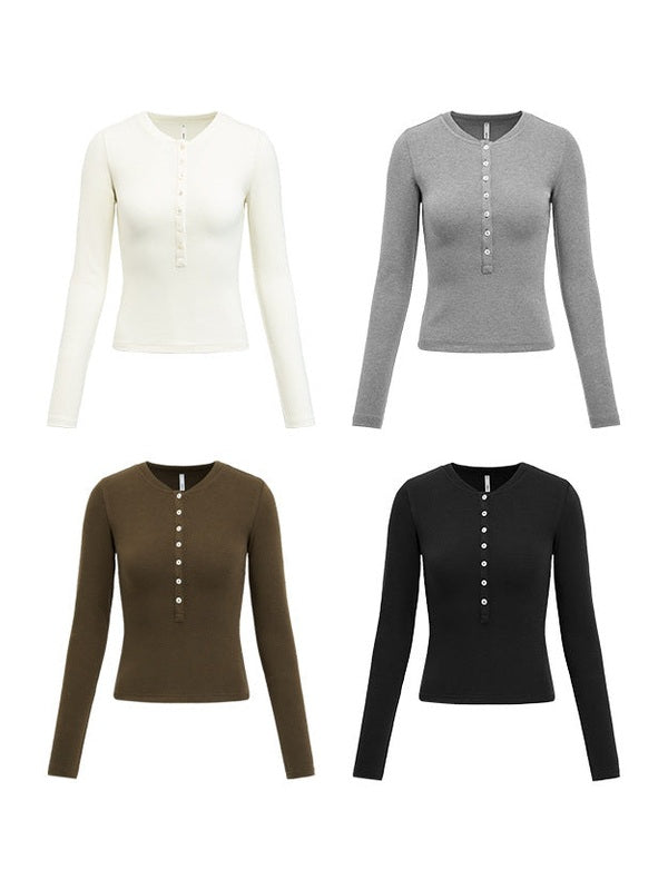 Inflation women Henly Skinny Modal Long Sleeve tee