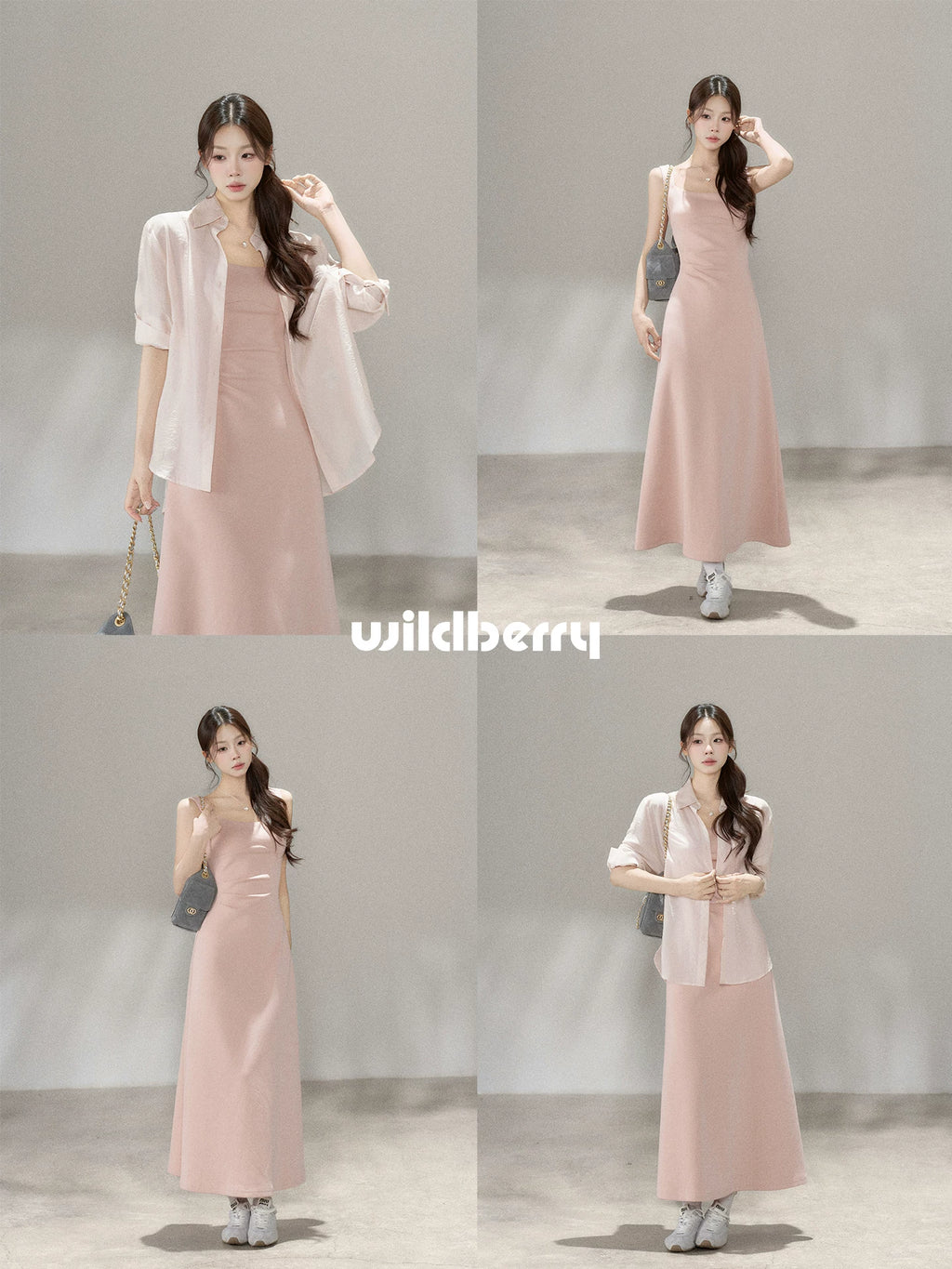 Wildberry Pink Strapless A-Line Maxi Dress